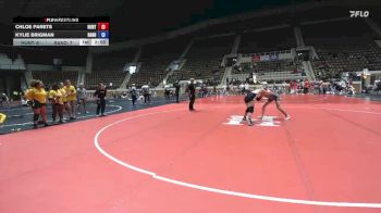 124 lbs Round 1 (8 Team) - Chloe Parets, Huntingdon vs Kylie Brigman, Randolph