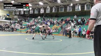 190 lbs 5th Place Match - Nik Kofinas, North Royalton High School vs Carter Whaley, Clay