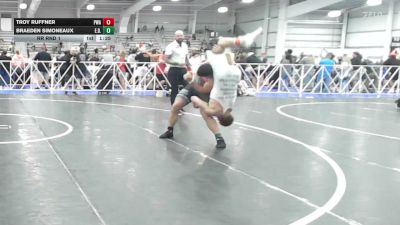 195 lbs Rr Rnd 1 - Troy Ruffner, Parabellum Mambas - HSB vs Braeden Simoneaux, E.D.I.T.H - HSB