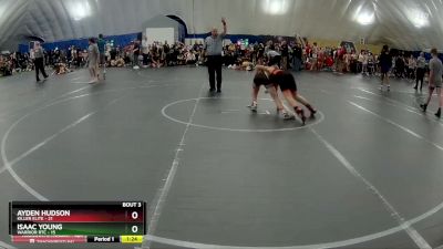 105 lbs Round 1 (8 Team) - Ayden Hudson, Killer Elite vs Isaac Young, Warrior RTC