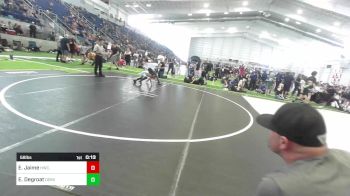 58 lbs Consi Of 8 #2 - Elijah Jaime, HWC, Holbrook Wrestling Club vs Ella Degroat, Dominate Club Wrestling