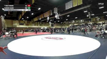 126 lbs Cons. Round 5 - Aaron Klein, Poway vs Max Wong, Folsom