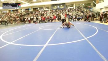 175 lbs Cons. Round 3 - Santiago Astorga, Cedar Valley vs Jayden Valencia, Hillcrest CA