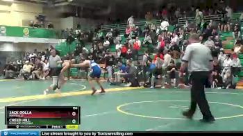 150 lbs 5th Place Match - Creed Hill, Highland (Medina) vs Jack Golla, MARYSVILLE
