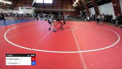 132B lbs Rr Rnd 1 - Darius Ogedengbe, Hudson Falls/journeymen vs Losee Arcangelo, USA