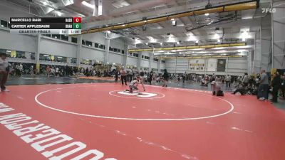 105 lbs Quarterfinal - Marcello Bari, Hasbrouck Heights vs Carter Applebaum, Bradley Beach