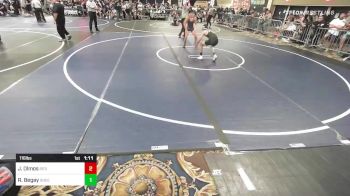 116 lbs Round Of 32 - Johnny Olmos, Red Wave WC vs Riley Begay, Sheep Camp