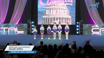 Maryland Icon Athletics - Glam Girls [2025 L1 Tiny - Novice - Restrictions Day 1] 2025 Coastal at the Capitol Grand Nationals