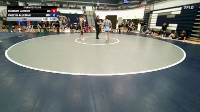 130 lbs Round 4 (6 Team) - Hannah Larson, Utah Gold vs Kaelyn Alleman, Sanderson Wrestling Academy 1