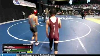 6 lbs Quarterfinal - Ivan Lopez, South Grand Prairie vs Thiago Almeida, Los Fresnos