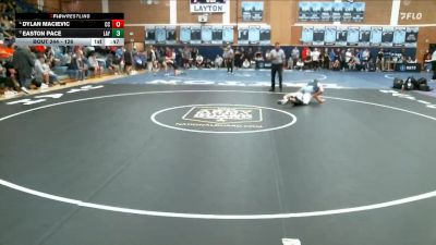 126 lbs Cons. Round 2 - Easton Pace, Layton vs Dylan Macievic, Corner Canyon