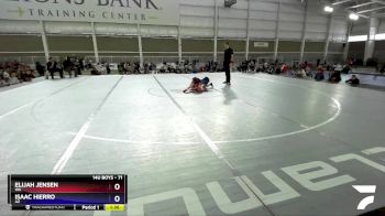 71 lbs 1st Place Match - Elijah Jensen, WA vs Isaac Hierro, AZ