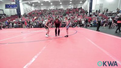 47-51 lbs Quarterfinal - Mayzie Morgan, Pawnee Wrestling Club vs Masyn Rumsey, Pawhuska Elks Takedown