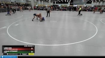 126 lbs Cons. Round 8 - Jake Kos, MN Elite Wrestling Club vs Logan Stewart, CRWC