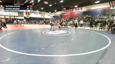 106 lbs Cons. Round 3 - Matthew Moreno, Rancho Verde vs Patrick Krajeski, Santa Fe