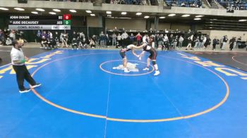 215 lbs Cons. Round 4 - Jude Decausey, Lawrenceville vs Josh Dixon, Deerfield