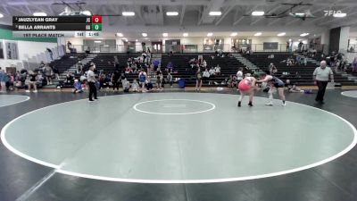 135 lbs 1st Place Match - Jauzlyean Gray, Jackson County vs Bella Arrants, GI Grapplers