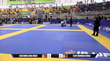 Felipe Rodrigues Farias vs Cauã Miguel Rosa Gonzo 2025 Brasileiro Jiu-Jitsu IBJJF