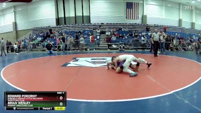 86 lbs Champ. Round 2 - Edward Pokorny, Garfield Heights Little Bulldogs Wrestling Club vs Brian Wesley, Hobart Wrestling Club