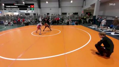 110 lbs Champ. Round 2 - Tobin Russell, Texas Select Wrestling vs Devin Harrison, Bordertown Brawlers Wrestling Club