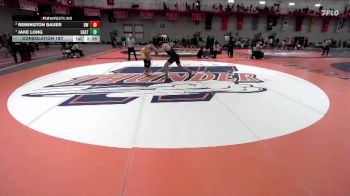 184 lbs Consolation 1st - Remington Bauer, Baldwin Wallace vs Jake Long, Castleton