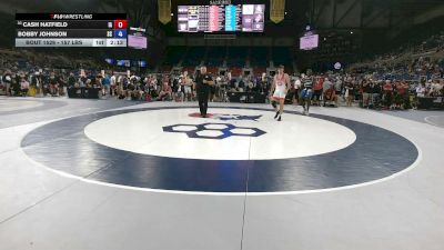 157 lbs Cons. Sub-rd Of 64 - Cash Hatfield, Iowa vs Bobby Johnson, South Carolina