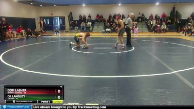 150 lbs 2nd Wrestleback (8 Team) - DOM LASHER, North Oconee vs DJ Langley, Troup