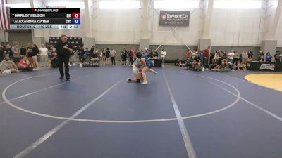 140 lbs 5th Place Match - Marley Nelson, Surfside X vs Alexandra Gates, Champions Wrestling Club