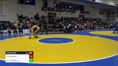 147 lbs Consi Of 8 #2 - Michael Romero, St. John Bosco vs Logan Crowther, Layton (UT)