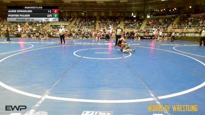 67 lbs Round Of 16 - Audie Spradling, F-5 Grappling vs Porter Fulger, Alpha Elite, Mi
