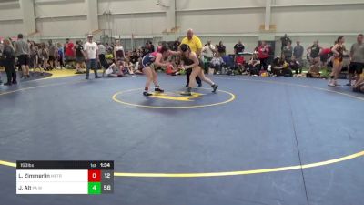 150 lbs Final - Lilly Zimmerlin, Metro All-Stars vs Juliet Alt, PA West