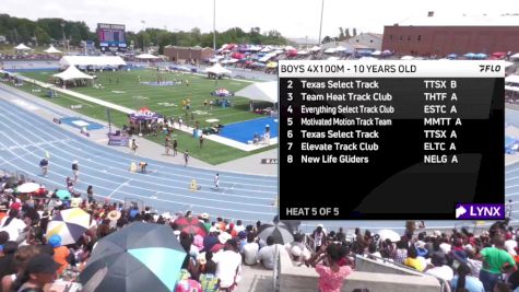 Youth Boys' 4x100m Relay Championship, Semi-Finals 5 - Age 10