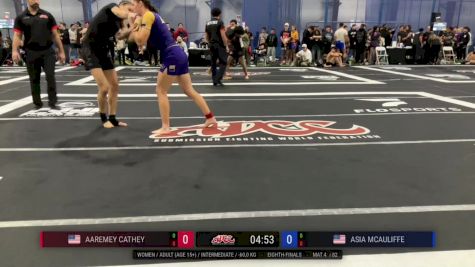 Aaremey Cathey vs Asia Mcauliffe 2025 ADCC New Jersey Open
