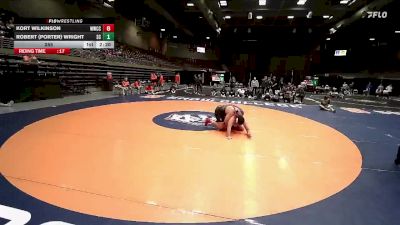 285 lbs Finals (2 Team) - Kort Wilkinson, Western Wyoming Community College vs Robert (Porter) Wright, Snow College