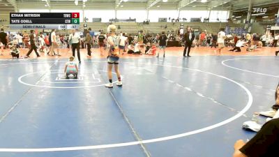 75 lbs Semifinal - Ethan Mitrisin, TDWC Maniacs Blue - MS vs Tate ODell, IRONWHALE - MS