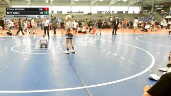 75 lbs Semifinal - Ethan Mitrisin, TDWC Maniacs Blue - MS vs Tate ODell, IRONWHALE - MS