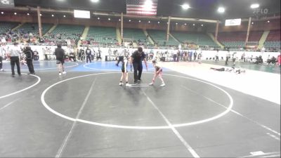 70 lbs Round Of 16 - Caitlyn Mochel, Animal House Wrestling vs Andres Sanchez, New Mexico Punishers