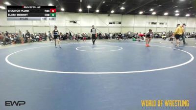 90 lbs Quarterfinal - Braxton Plunk, POWA 14U vs Elijah Merritt, Storm MS