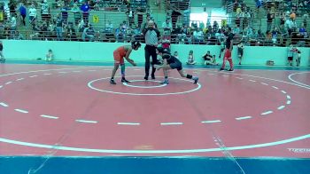 110 lbs Semifinal - Ozzy Elliott, Glasgow Wrestling Academy vs Zoey Jones, Junior MatDogs Wrestling