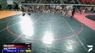 126 lbs Round 3 (8 Team) - Taylor Ward, Oregon White vs Kyrah Mcmahon, Montana