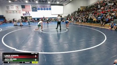 150 lbs Champ. Round 1 - Lance Streifel, Thunder Basin vs Jack Melger, Tongue River