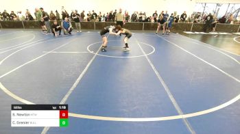 82 lbs Quarterfinal - Sawyer Newton, Maine Trappers vs Cody Grenier, Salem Bulldogs