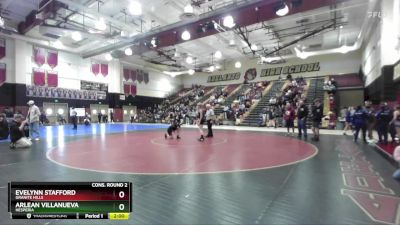 115 lbs Cons. Round 2 - Arlean Villanueva, Hesperia vs Evelynn Stafford, Granite Hills