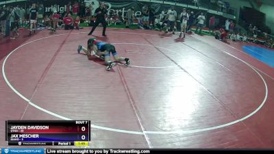 120 lbs Round 2 (8 Team) - Jayden Davidson, Utah vs Jax Mescher, Idaho