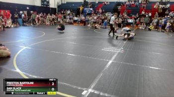 95 lbs Round 2 - Preston Bartolini, Carolina Reapers vs Sam Slack, Eastside Youth Wrestling