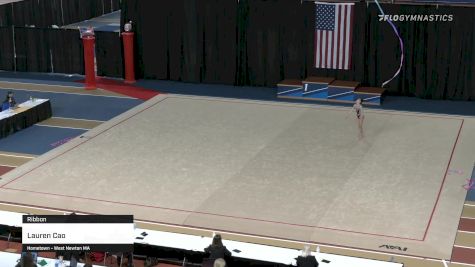 Lauren Cao - Ribbon - 2021 Rhythmic Elite Qualifier