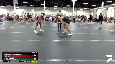 120 lbs Round 2 (4 Team) - Cam Davis, Flickr Boyz Eagles vs Massimo Gonzalez, Suzy WC