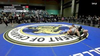 285 lbs Cons. Round 5 - Xavier Glover, Wooster vs Matthias Crosby, Basha