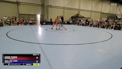 105 lbs Round 5 (6 Team) - Addie Morse, Oklahoma Blue vs Baillee Cash, Missouri