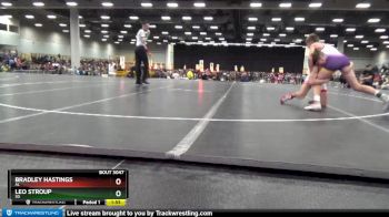 120 lbs Champ. Round 1 - Leo Stroup, SD vs Bradley Hastings, AL
